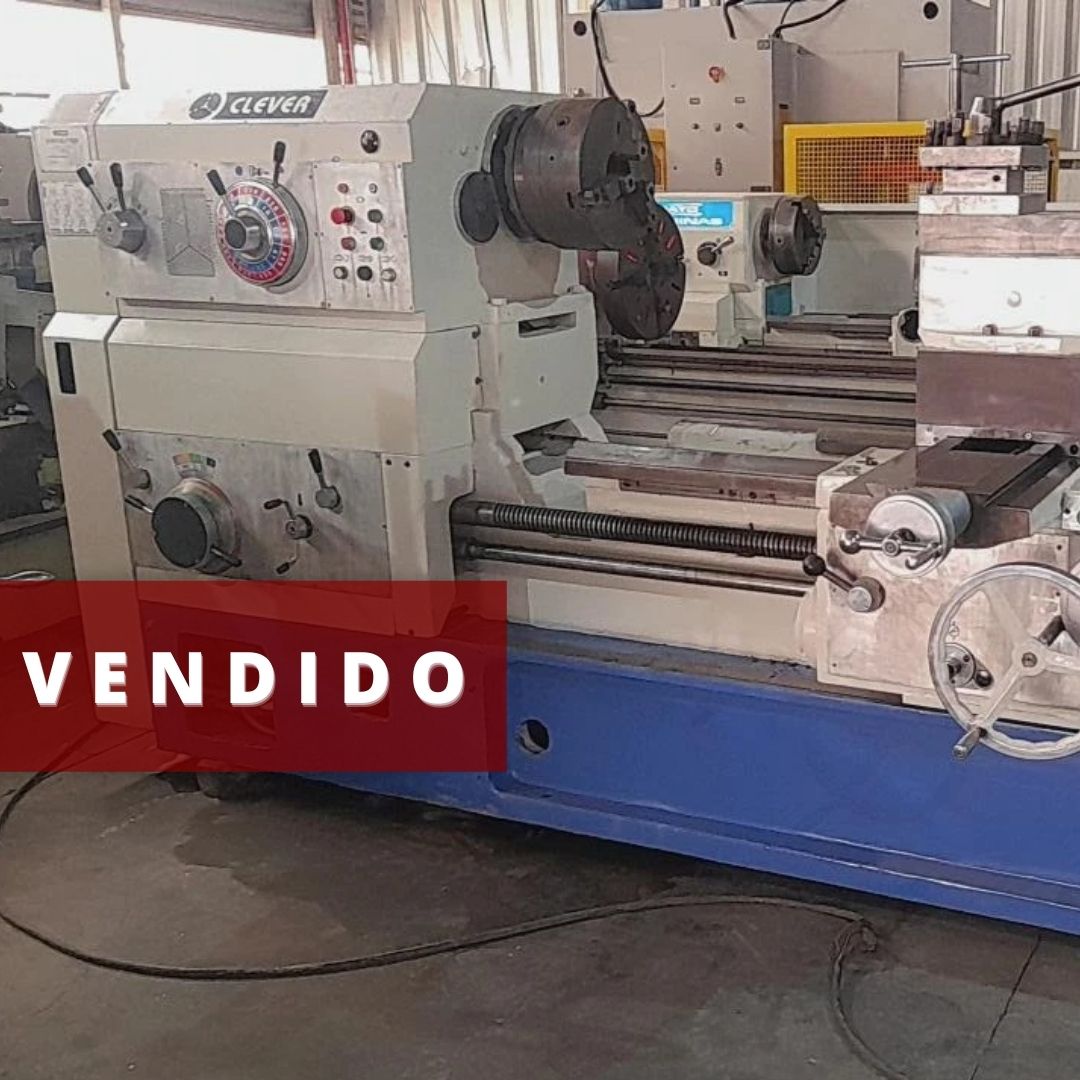TORNO MECANICO PESADO CLEVER MODELO L44200 Ø1100 X 5000 mm